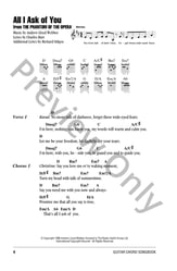 All I Ask Of You Guitar and Fretted sheet music cover